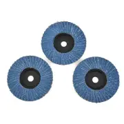 Blue Grinding Wheel Flap Discs Flat Hole 10mm Sanding Discs Wood Cutting