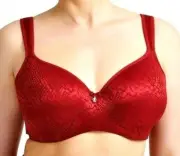 TS TAKING SHAPE plus size 18DD Jacquard T-shirt Bra underwire lightly padded NWT