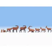 Noch 15742 HO/OO Gauge Alpine Animals Figure Set