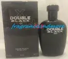 GEPARLYS X. MEN DOUBLE BLACK COLOGNE FOR MEN 3.4 OZ 100 ML EAU DE TOILETTE SPRAY