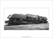 Commonwealth Land Transport Board Garratt Loco A2 Art Print – 59 x 42 cm Poster
