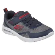 Skechers Skechers Boys Microspec Max Torvix Sneaker Gray/Navy 1.5