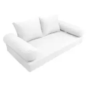 |SLIPCOVER ONLY|S1 Daybed Mattress Bolster Backrest Cover Knife Edge Queen AD106