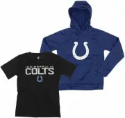 OuterStuff NFL Youth Indianapolis Colts Performance Hoodie and Tee Combo Set