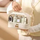 Handle Travel Toiletry Bag Data Cable Storage Bath Storage Case Women