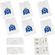 6 Synthetic Bags & 4 Vacuum Filters for Miele Compact C2 Cat & Dog Powerline C2 C3 S2 S300 S5211 S5210 S8310 Vacuum Cleaner