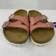 Birkenstock New w/ Box Yao Balance Patent Old Rose Birko Flor Reg - Select Size