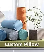 SINCERE Custom Roll Round Cervical Neck Pillow, Cylinder Bolster Pillow, Cut to Size Body Pillow Positioner, Ergonomically Designed Back and Spine Relief, Head Legs Knees Rest Pillow, 30+ Colors