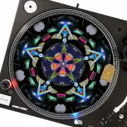 Rainbow Killer Laser Cat Slipmat Turntable 12" for DJ Vinyl LP Audiophile