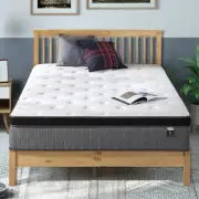 Double Mattress Bed Euro Top Pocket Spring Motion Isolation - Zinus