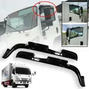 Rain Visor Wind Shield Weather Guard Black For Isuzu ELF NPR150 NQR175 Truck