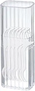 Flosser Dispenser Travel Case - Portable Floss Pick Dispenser Storage Box | Clear Acrylic Storage Box Canister Container with Lid for Flossers, Floss Picks, Hair Accessories