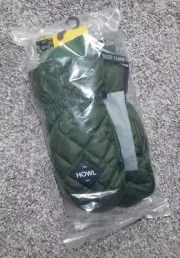HOWL Jed Midweight Mitts In Army Green NEW Size Large