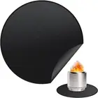 rumlick 36" Fire Pit Mat for Solo Stove Bonfire, Round Fireproof Under Grill ...