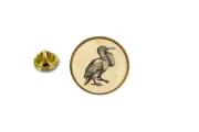 pins pin's badge metal lapel hat button pelican vintage