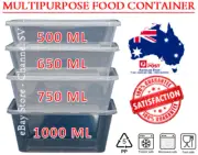 NEW Take Away Food Containers 500ml 650ml 750ml 1000ml Carton FREE SYDNEY METRO