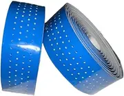 Zxpjkyu 2X Bike Handlebar Tapes PU and EVA Bicycle Bar Tapes Handle Wrap for Fixed Gear Bicycle BMX Riding, Blue