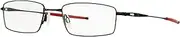 [Oakley] OX3136 Eyeglasses Bundle: OX 3136 313607 Top Spinner 4b Polished Black and Large Black leash Accessory kit, Top Spinner 4b Polished Black
