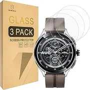 Mr.Shield Screen Protector compatible with Xiaomi Watch 2 Pro [Tempered Glass] [3-PACK] [Japan Glass with 9H Hardness]