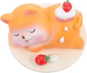 iplusmile Car Dashboard Cat Ornament: Mini Resin Cat Figurine for Cute Car Interior Decorations Office Desk Shelf Display Accessories