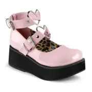 Sale Demonia Sprite-02 US-10 Gothic Lolita Dolly Mary Jane Style Pink Platform S