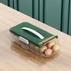 Egg Storage Box Transparent Store Eggs Refrigerator Side Door Drawer Type Egg