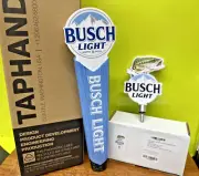 Busch Light BEER Tap Handle & BASS Topper 15” Tall with Topper On NEW FISHING