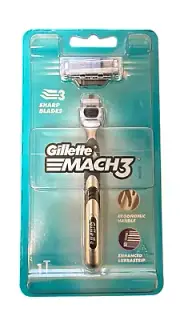 Gillette Mach 3, Razor Handle + One Blade Refill