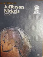 #9035 WHITMAN FOLDER FOR Jefferson Nickel 1996-2002