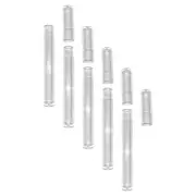Premium Tweezer Storage Case Transparent Acrylic Cylinder Pen Box 5pcs 15cm