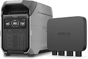 EF ECOFLOW Delta Pro 3 Portable Power Station with 800W Alternator Charger, 3-in-1 Fast DC-DC Charger, Vehicle Battery Charger & Jump Starter 8× Faster Than Cigarette Chargers, Charges 4kWh in 6 hr
