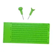 Braille Writing Slate Portable Braille Learning Tool for Practice Kids Adult