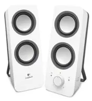 Logitech Z200 Multimedia Speakers Snow White