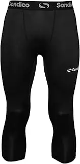 [Sondico] Mens Core 3/4 Base Layer Tights Elastic Training Sports Bottoms