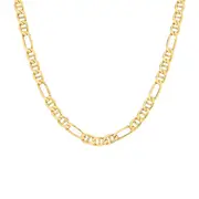 9ct Gold 50cm Marine 3+1 Chain