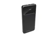Laser 18W PD 10000mAh LED Power Bank Micro USB Type C Portable Charger Black