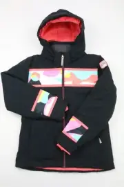 Spyder Mila Insulated Ski Jacket Waterproof EXO Shield Silver Level Sz Girl 18