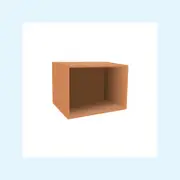 Kaboodle 460x500-600mm Tagine Customisable Microwave Open Shelf
