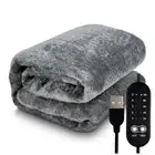 Electric Heating Blanket USB Heater Blanket Plush Winter Warm- Adjustable4762