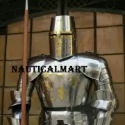 Medieval Knight Wearable Suit Of Armor Crusader Gothic Full Body Armour LO48