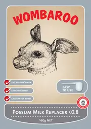 Wombaroo Possum Milk Replacer 160g