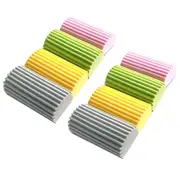 8pcs Dishwashing Sponge Kitchen Cleaning Brush Scrub Sponge Scouring Pad Set
