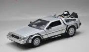 Welly 1:24 Delorean Time Machine Back to the Future Part 1 Diecast Model Car NIB