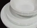 12-pc Corelle BELLA FAENZA Dinnerware Set EMBOSSED English Garden Scrolls Leaves