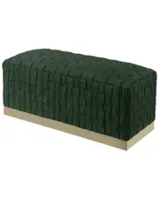 Nicole Miller Griffin Velvet Bench