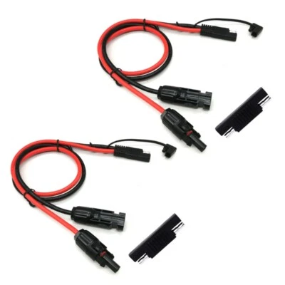 Solar Panel Connector Cable 10AWG SAE Connector RV Solar Panel Wire 12V/24V