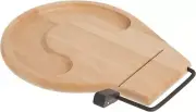 Prodyne Cheese Slicer/Tray with Cracker Well