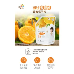 【韓味不二】韓國袋裝花泉蜂蜜果醬茶 500g x3入組(蜂蜜柚子茶/白葡萄/金桔/橘子/檸檬/葡萄柚)【蝦皮團購】