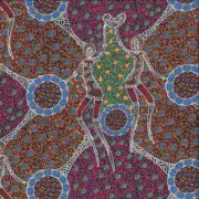 Australian Indigenous Aboriginal Women Dancing Waterhole by Christine Doolan Qui