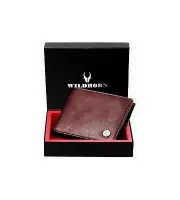 WildHorn Brown Leather Wallet for Men